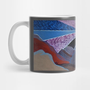 Patchwork Moon Mug